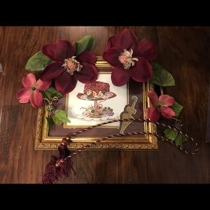 Burgundy Wall Art Set